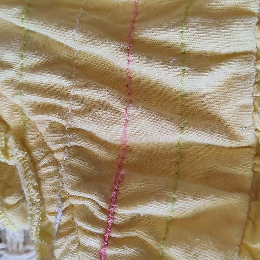 4/$10 Floral Easter Yellow Spring Outfit Dress Shirt/Pants! - Picture 8 of 11